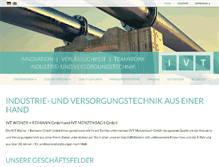 Tablet Screenshot of ivt-gmbh.de
